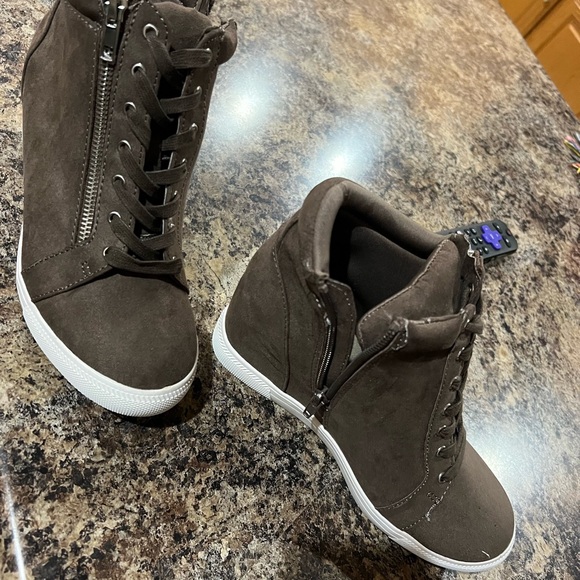 Maurices Brown Ankle Boots - Picture 3 of 4